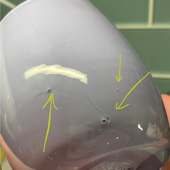 SOLD Glassybaby Purple Lavender Lilac Candle Votive Glass pre-triskelion - Picture 6 of 14